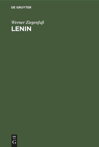 Lenin: Soziologie und revolutionäre Aktion im politischen Geschehen