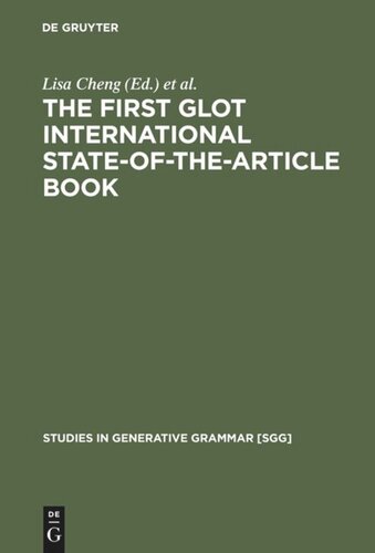 The First Glot International State-of-the-Article Book: The Latest in Linguistics