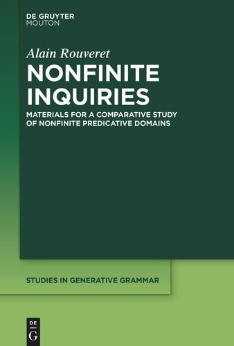 Nonfinite Inquiries: Materials for a Comparative Study of Nonfinite Predicative Domains
