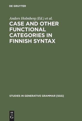 Case and Other Functional Categories in Finnish Syntax