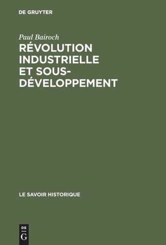 Révolution industrielle et sous-développement