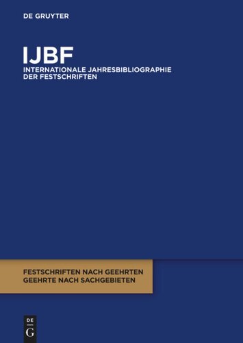 IJBF: Jahrgang 35 2014