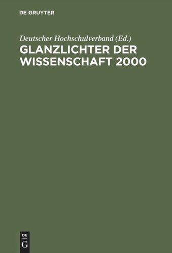Glanzlichter der Wissenschaft 2000: Ein Almanach