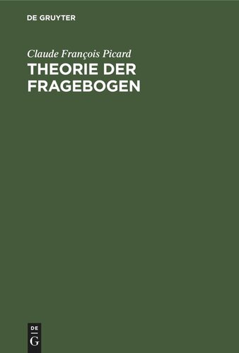 Theorie der Fragebogen