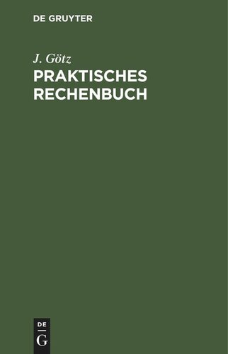 Praktisches Rechenbuch