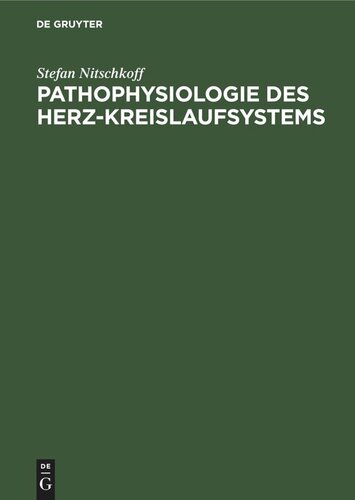 Pathophysiologie des Herz-Kreislaufsystems