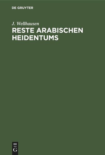 Reste arabischen Heidentums