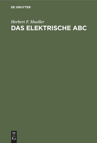 Das elektrische ABC: Ein Ratgeber fürs Haus