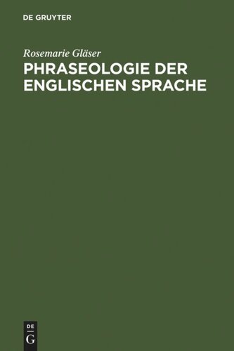 Phraseologie der englischen Sprache