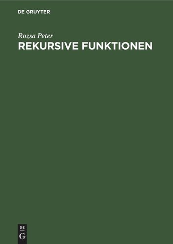 Rekursive Funktionen
