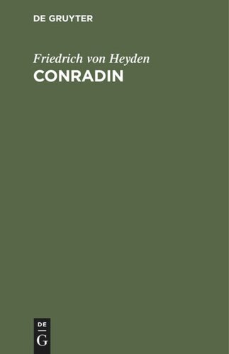 Conradin: Trauerspiel