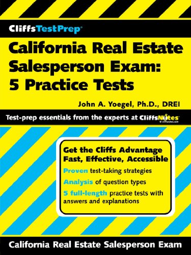 California Real Estate Salesperson Exam: 5 Practice Tests