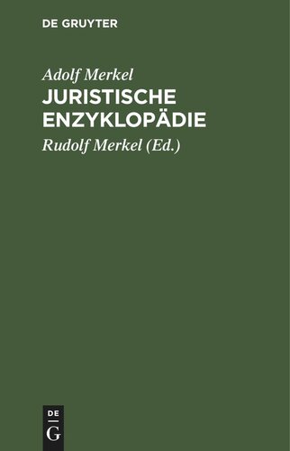 Juristische Enzyklopädie