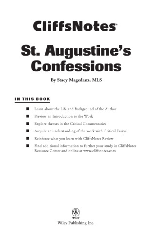 St. Augustine's Confessions