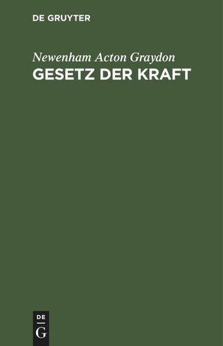Gesetz der Kraft
