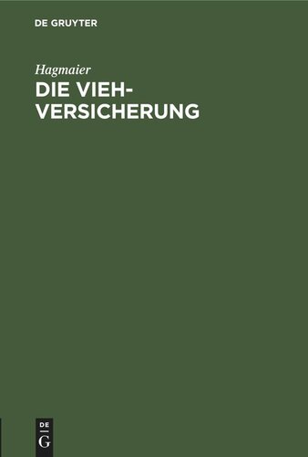 Die Vieh-Versicherung