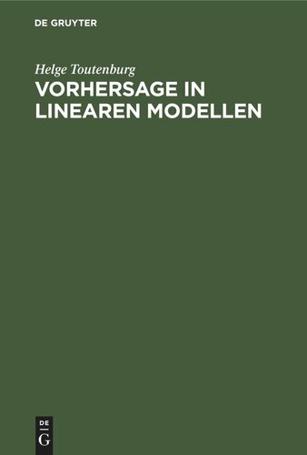 Vorhersage in linearen Modellen