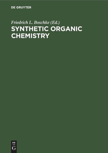 Synthetic Organic Chemistry