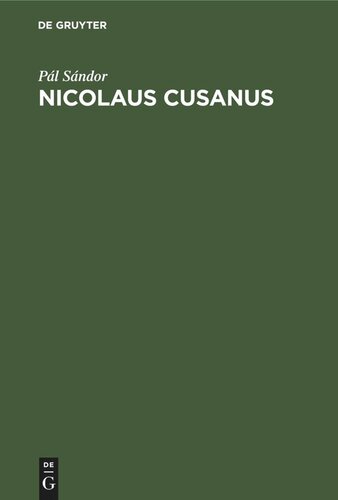 Nicolaus Cusanus