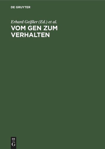 Vom Gen zum Verhalten: Der Mensch als biopsychosoziale Einheit