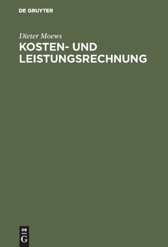 Kosten- und Leistungsrechnung