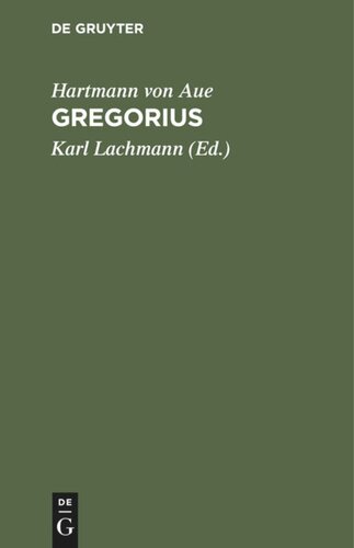 Gregorius: Eine Erzählung
