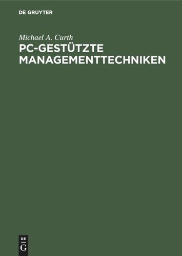 PC-gestützte Managementtechniken