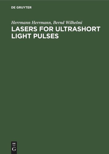 Lasers for Ultrashort Light Pulses