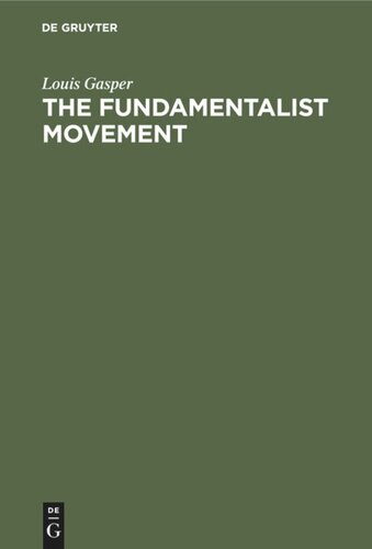 The Fundamentalist Movement