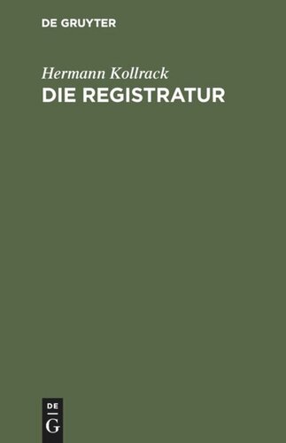 Die Registratur