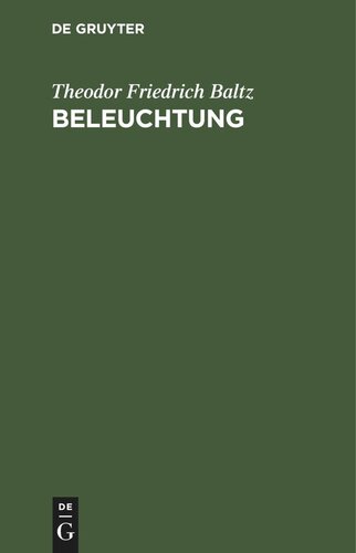 Beleuchtung: 