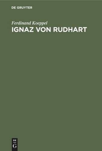 Ignaz von Rudhart: Ein Staatsmann des Liberalismus