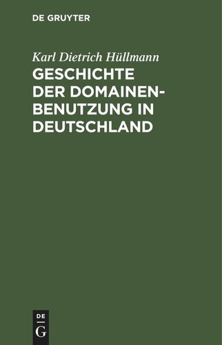 Geschichte der Domainen-Benutzung in Deutschland