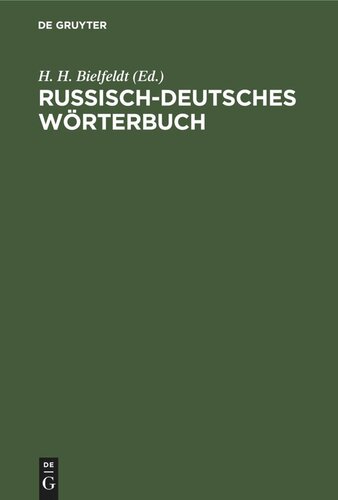 Russisch-deutsches Wörterbuch