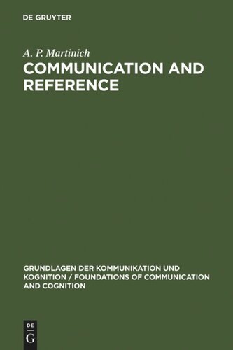 Communication and Reference