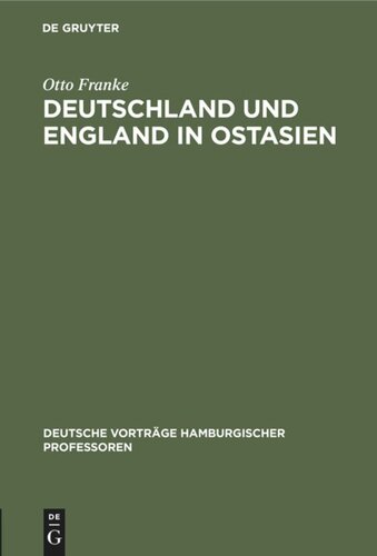 Deutschland und England in Ostasien: 16. Okt 14
