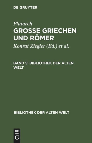 Grosse Griechen und Römer: Band 5