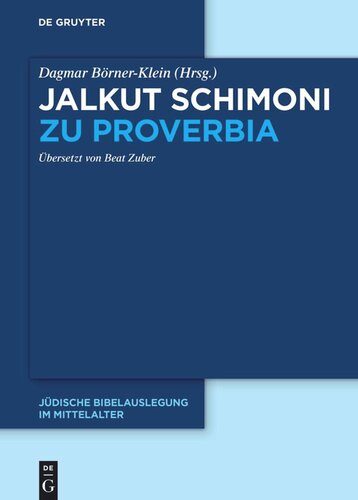 Jalkut Schimoni: Jalkut Schimoni zu Proverbia