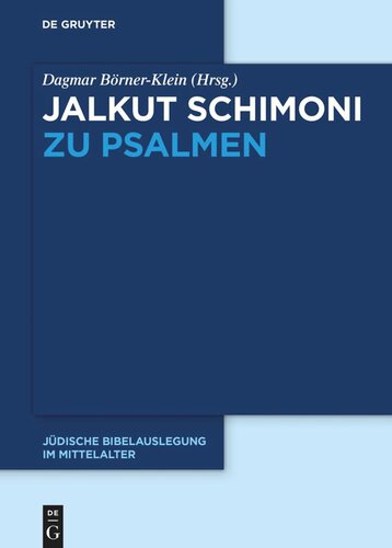 Jalkut Schimoni: Jalkut Schimoni zu den Psalmen