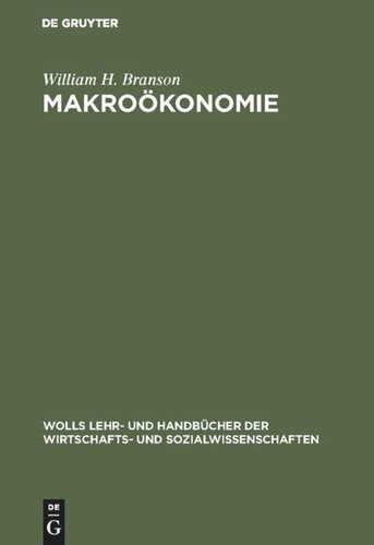 Makroökonomie: Theorie und Politik