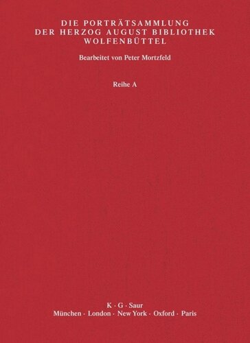 Katalog der Graphischen Porträts in der Herzog August Bibliothek Wolfenbüttel: 1500-1850. Reihe A: Band 10 Ha - Her