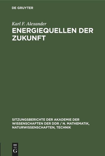 Energiequellen der Zukunft