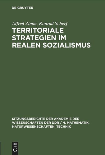Territoriale Strategien im realen Sozialismus