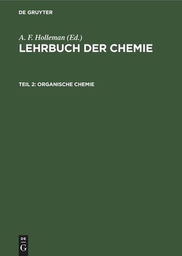 Lehrbuch der Chemie: Teil 2 Organische Chemie