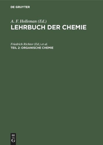 Lehrbuch der Chemie: Teil 2 Organische Chemie