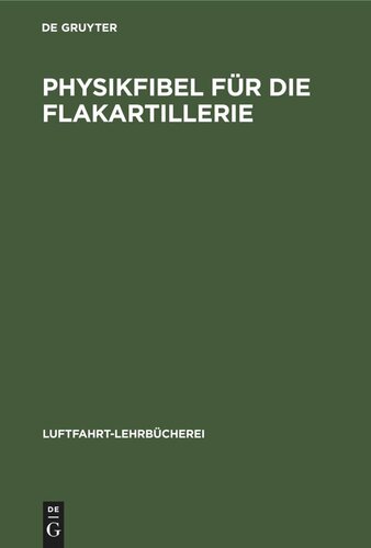 Physikfibel für die Flakartillerie