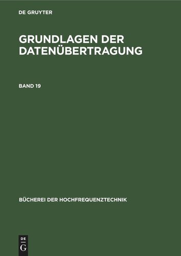 Grundlagen der Datenübertragung