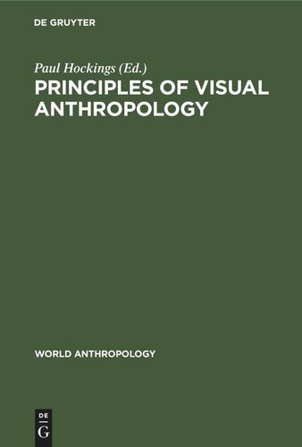 Principles of Visual Anthropology