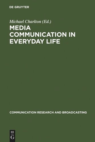 Media communication in everyday life: interpretative studies on children's and young people's media actions
