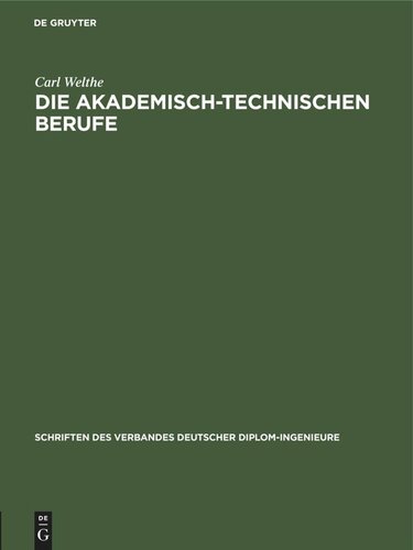 Die akademisch-technischen Berufe